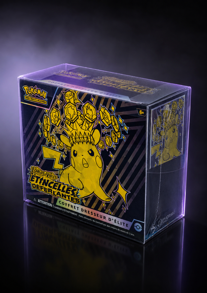 Protection ETB Zencardex – Étui rigide transparent pour Elite Trainer Box